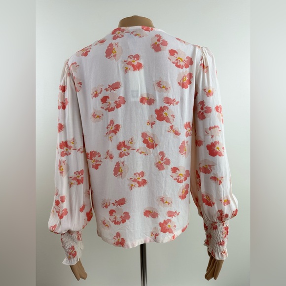 Sanctuary Women's Spring Punch Floral Surplice Long Sleeve Blouse, Size XS - Picture 2 of 11